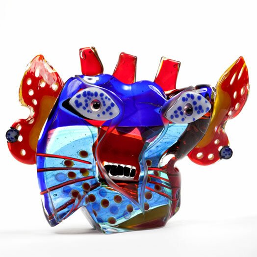 The Cat in Me, hoogte 33 cm, glasobject
